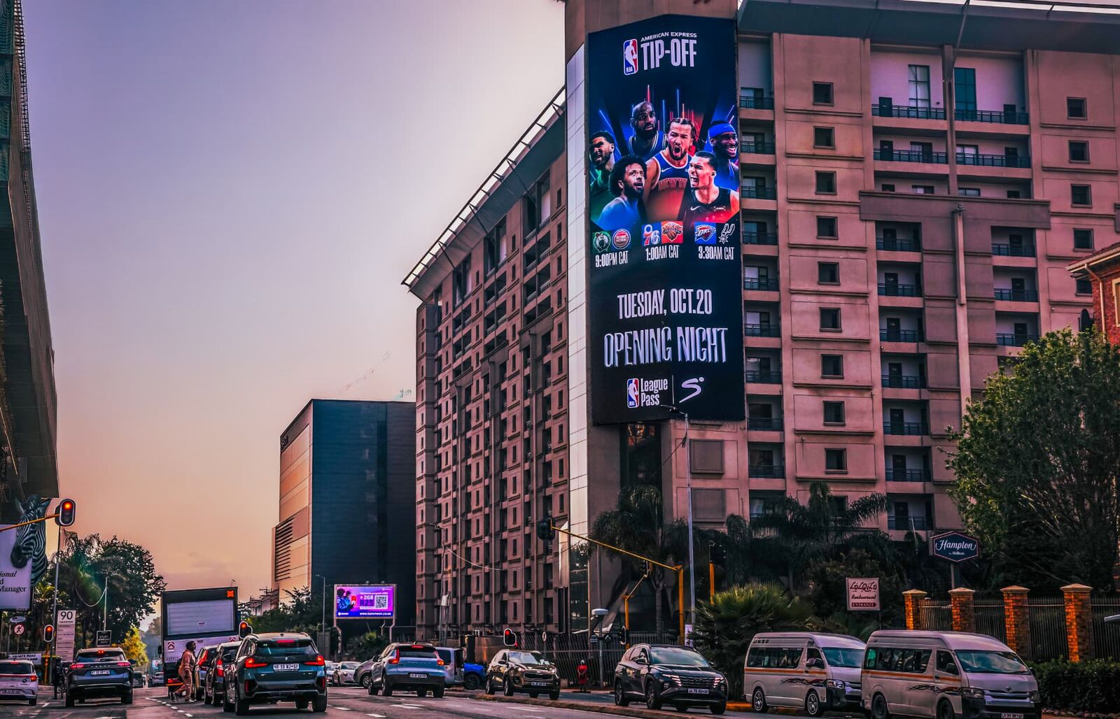 Printed PVC building banner